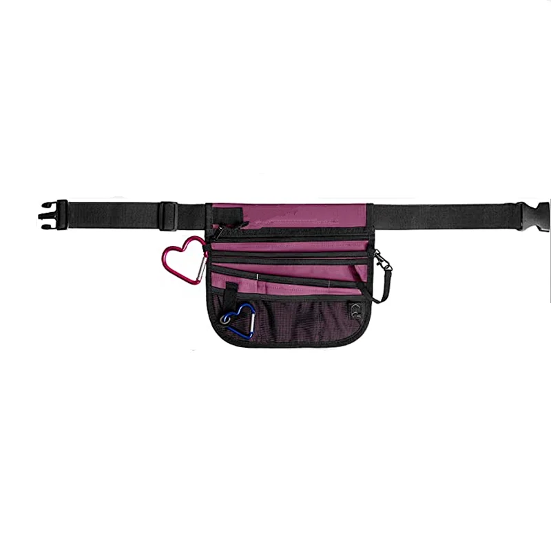 YCW Nursing  Organizer Belt 9 Pocket Stethoscopes Scissors Medical Supplies Nurse Bag Utility Waist Pouch