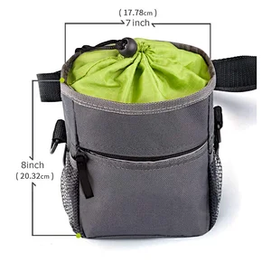 Adjustable Pet Training Pouch With LED Lamp Dog Cat Food Bag for outdoor