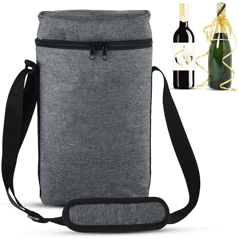 Wine Bottle  Glass Bag Travel Pouch Gift Weddings Reusable Wine Accessory