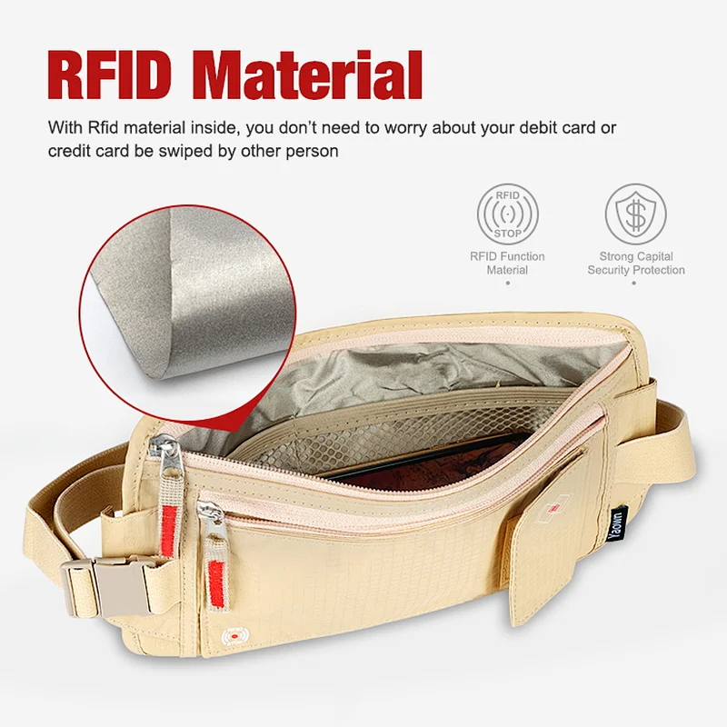 OEM Factory Wholesale Fashion Fanny Pack Nylon Tactical Waist Bag for Kids