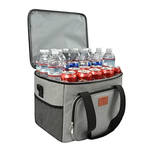 Large Capacity Polyester Waterproof Outdoor Cooling Insulated Thermal  Lunch Bag for Adult