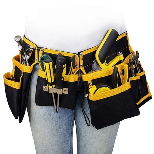 YCW Multi-functional Electrician Tools Bag Waist Pouch Belt Storage Holder Organizer