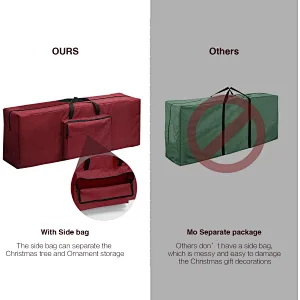 Christmas tree storage bag Christmas tree bag Lease storage container Christmas holiday decoration Durable Christmas bag Hard to tear Premium 600D Oxford