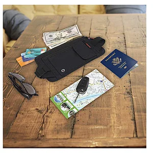 Passport Holder RFID Blocking  Waist Travel Bag,passport holder