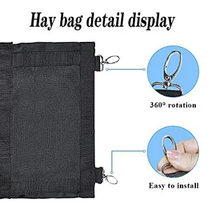 Hanging Storage Bag Rabbit Hay Feeder Bag for for Rabbit Guinea Pig Chinchilla Hamsters