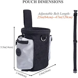 Puppy Treat Pouch Pet Small Dog Bait Holder Animal Walking Snack Container Dog Training Bag