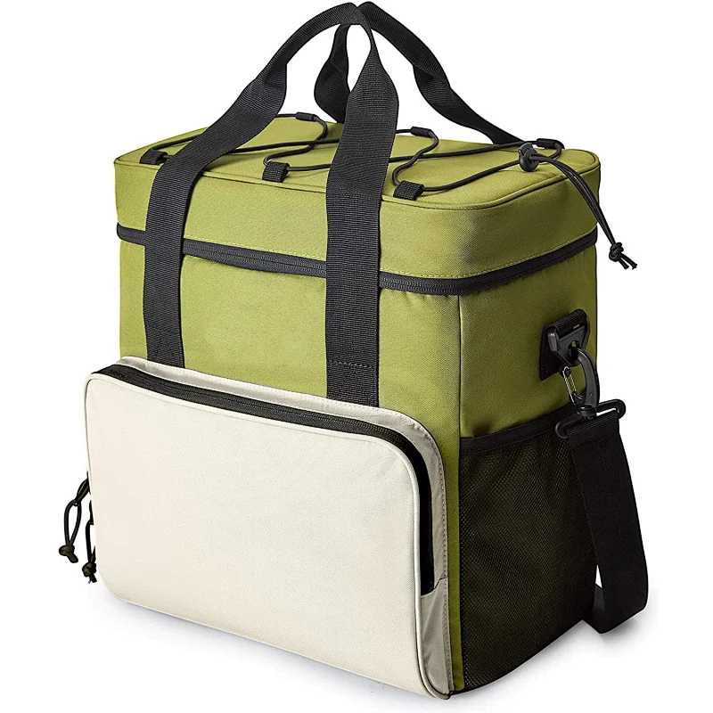 Cooler Bag Portable 35-Can Insulated Soft Cooler Bag 24L Lunch Coolers for Picnic, Beach, Work, Trip