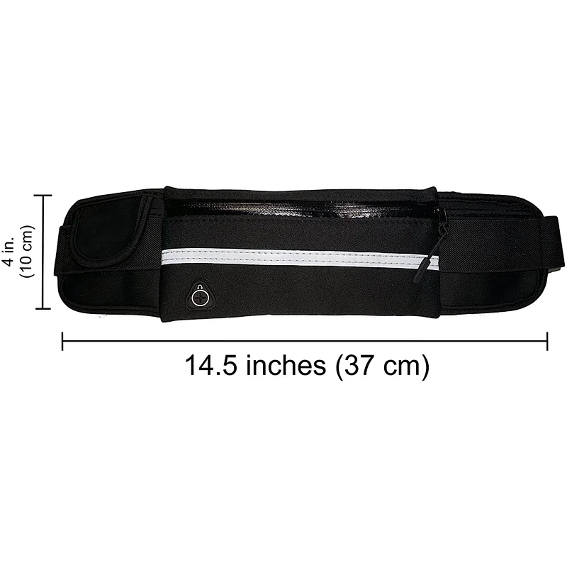 Promising Amazon Hot Sale Custom Logo Outdoor Waterproof Fabric Waist Hip Bag running belts sports fanny pack