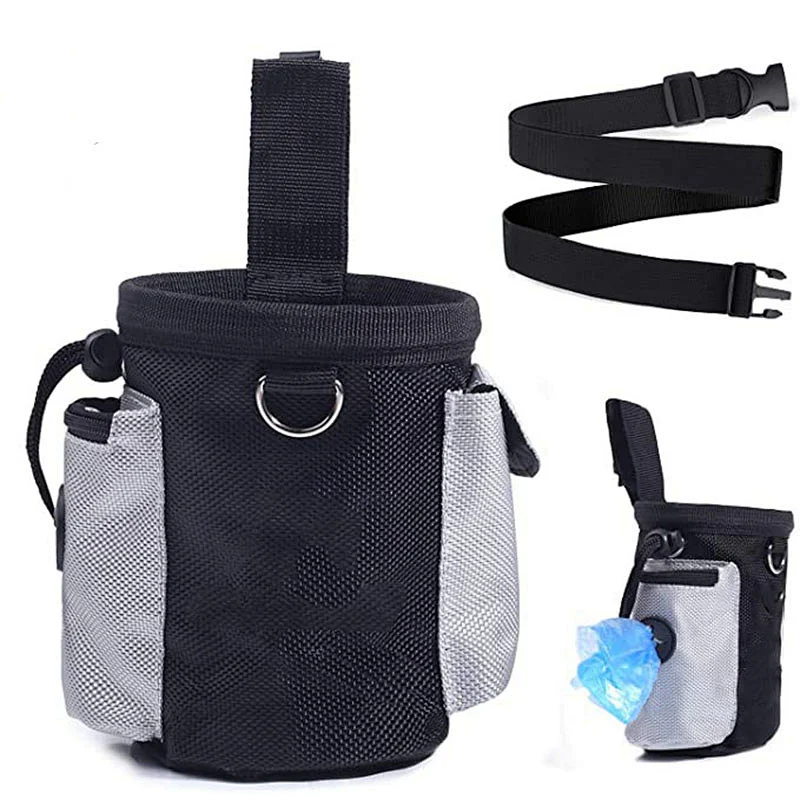 Puppy Treat Pouch Pet Small Dog Bait Holder Animal Walking Snack Container Dog Training Bag