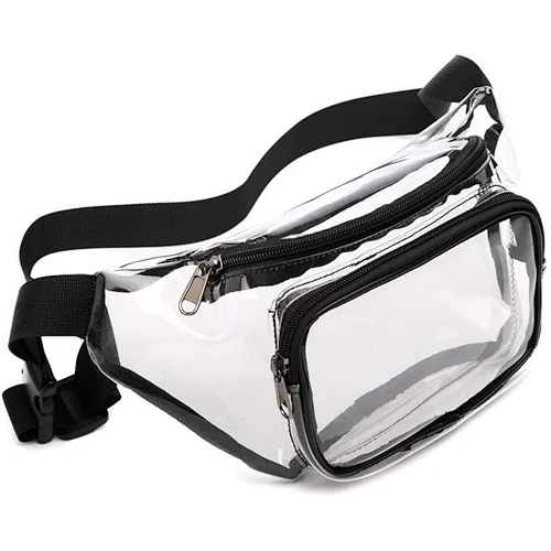 2020 Amazon Hot Outdoor Fashion Transparent pvc clear fanny pack