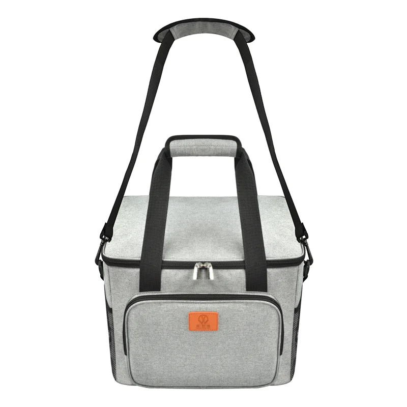 Large Capacity Polyester Waterproof Outdoor Cooling Insulated Thermal  Lunch Bag for Adult