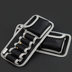 YCW 11 slot Pocket black 600D Polyester Kids Men Construction Work Apron carry and organize tools belt