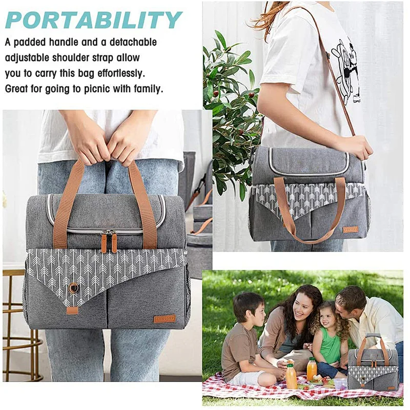 High Quality Molle Thermal Tactical Lunch Bag Insulated Cooler Bag Freezer Bags