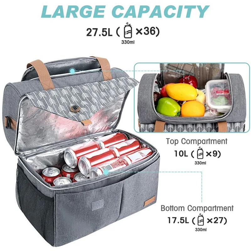 High Quality Molle Thermal Tactical Lunch Bag Insulated Cooler Bag Freezer Bags