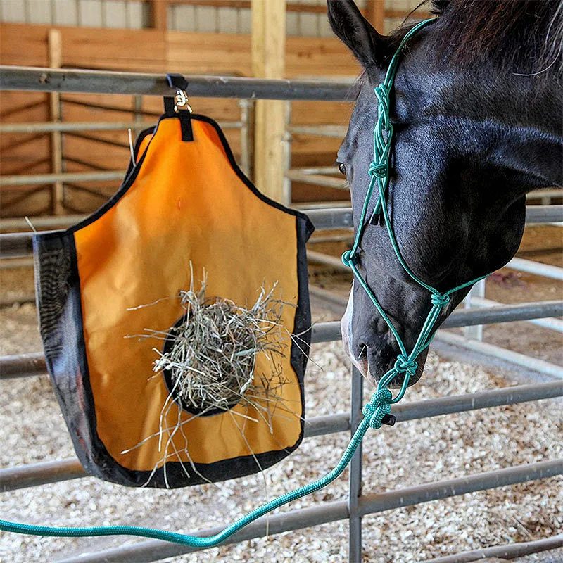 Factory Outlet Hanging Horse Feeding Bag Durable Waterproof Horse Hay Bag Oxford Cloth Storage Bag
