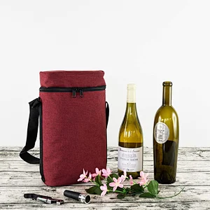 Wine Bottle  Glass Bag Travel Pouch Gift Weddings Reusable Wine Accessory