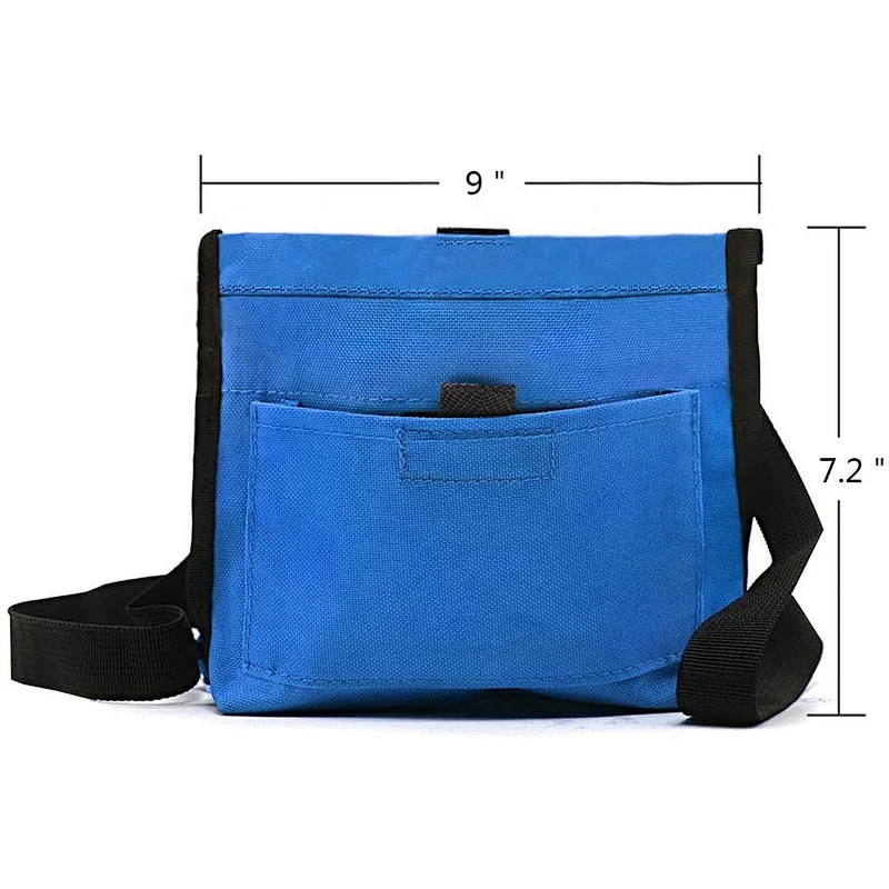 Dog Treat Pouch Handy Pet Training Waist Bag with Fast Spring Hinge Closure Pet Treat bag with hinge Rapid Reward to Pets