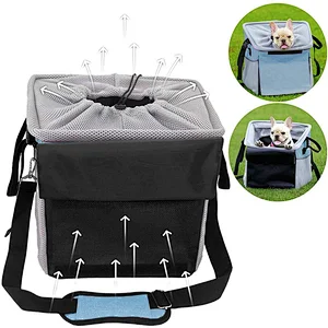 Wholesale daily Foldable bike carrier bag pet carrying backpack