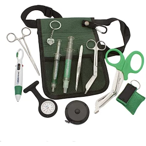 YCW Medical Organizer Belt Waist Bag with Tape Holder Nurse Fanny Pack