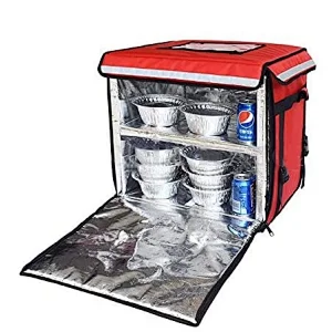 Wholesales Custom Large Durable Insulated Thermal Pizza Food delivery Backpack Bag