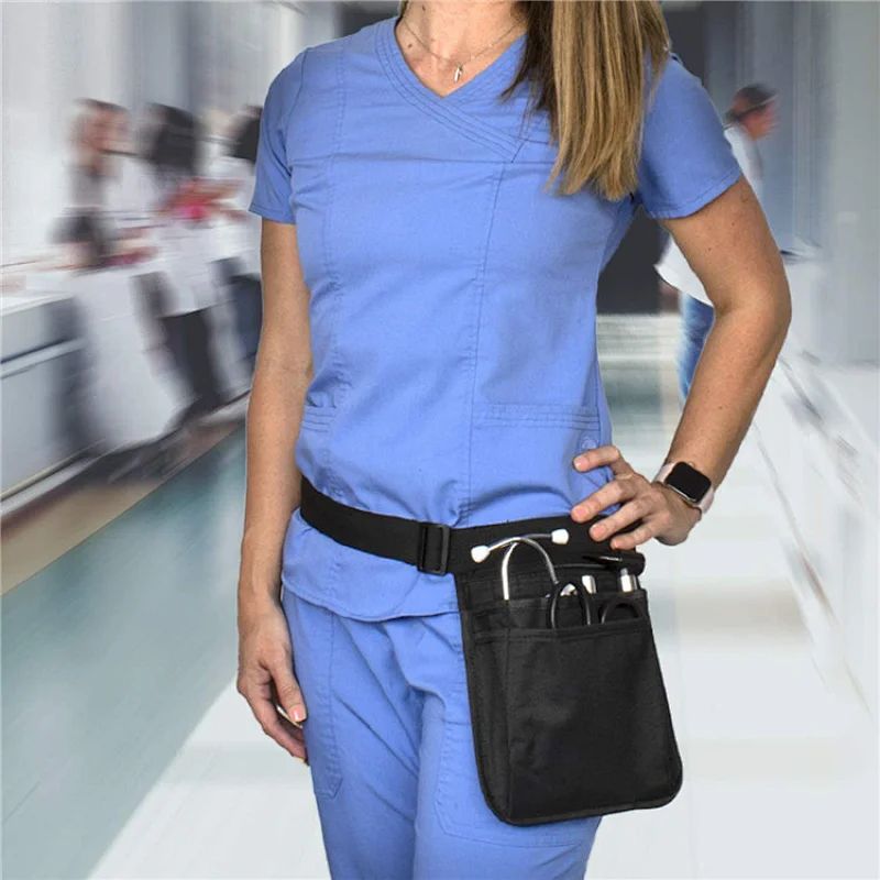 Quick Pick Nurse Organizer Bag multi-compartment medical gear hip waist bag nurse fanny pack