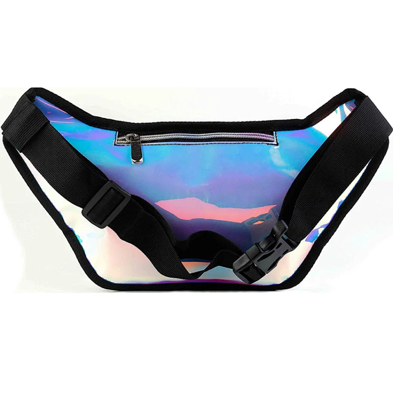 Factory Custom Waterproof Fashion Ladies PVC fanny pack with slides unique cute fanny pack