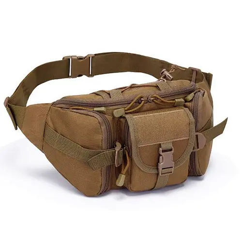 Amazon Hot selling 2020 Fanny pack Men Women manufacture wholesale custom durable large Military Belt Waist bag fann pack