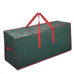 Amazon hot selling Durable Waterproof Material  Zippered Bag with Carry Handles protects christmas bag