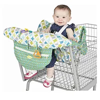 Shopping Cart Cover for Baby  2-in-1 Toddler High Chair Cover Universal Fit Includes Carry Bag Machine Washable