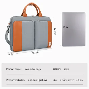 ノートパソコンスリーブ防水　ビジネスバッグ　ショルダーバッグ　防水 耐衝撃　防圧　軽量　PCバッグ　保護ケース　男女兼用インナーバッグ　多機能PCケース