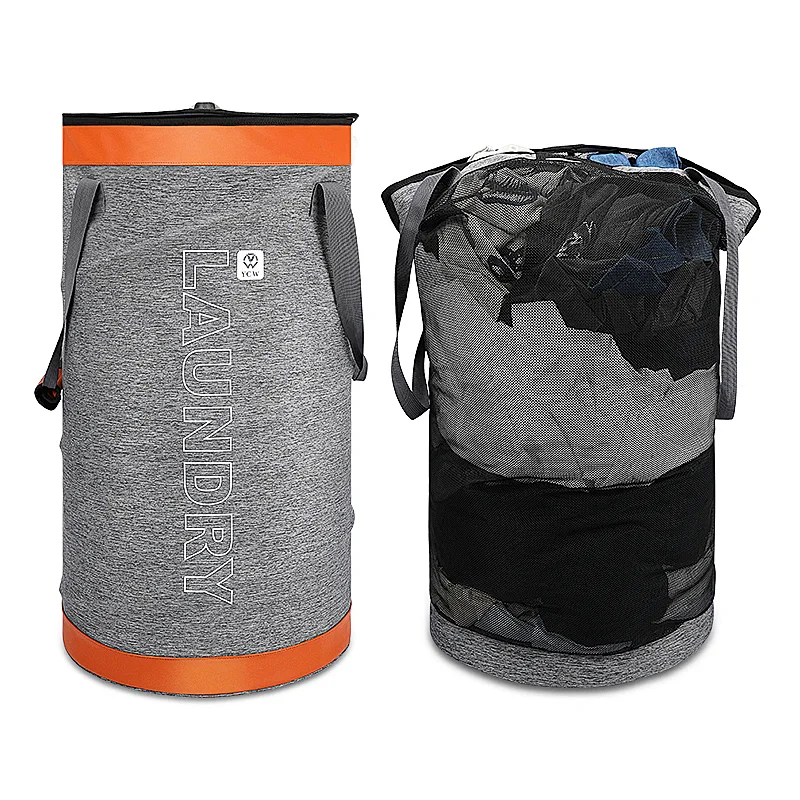 collapsible laundri storage bag custom pop up laundry bags & baskets with mesh wash bag