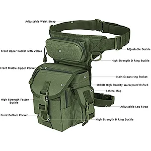 2020 custom Military fanny pack Thigh Pack Leg Pouch Tactical Drop Tool Fanny pack