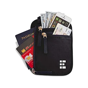 Mens Slim  Blocking Front Pocket Minimalist RFID Credit Card Holder neck case wallet card holder lanyard,wallet,credit card holder,wallets for womenr