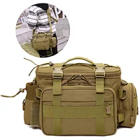 Fishing Gear Storage Organizer Messenger Bag Tactical Tackle Shoulder Bag men fanny pack waist bag