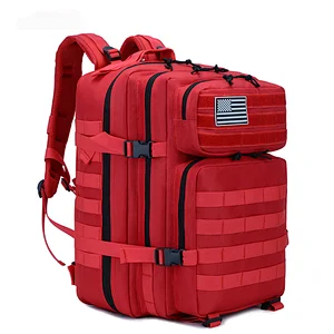 multicolor camo tactical backpack 45l red rucksack molle military army bag backpack