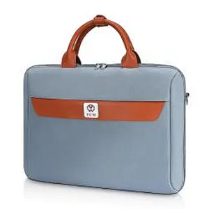 YCW ODM 15 Inch Laptop Leather Tote Bag Briefcase Women Waterproof Laptop Sleeve Bags