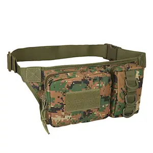 Amazon Hot selling wholesale custom crossbody durable Military Camouflage Man boys Camo Waist bag pack Chest bag fancy pack