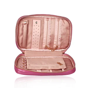 Jewelry Carrying Pouch Portable Jewelry Storage Box Holder for Earrings, Rings, Necklaces, Bracelets
