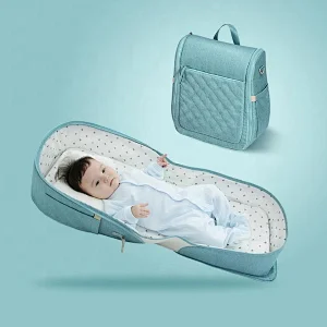 Multi-Function Baby Bag Bed Mummy Travel Diaper Bag Backpack with bed