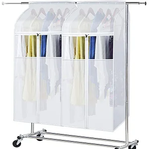 garment suit poly bag 60 inches Dust-Proof Hanging customized garment bags