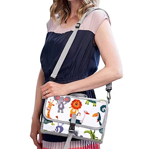 Hot Sale Portable Diaper Changing Pad Travel Mommy Diaper Shoulder Bag  Pad With Smart Pocket