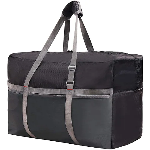 60/75/96L Extra Large Duffle Bag Lightweight Water Repellency Travel Duffle Bag Foldable