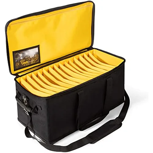 Durable Musicians DJ Gear Gig Bags Cord Organizer Case Large Cable File Bag With Shoulder Strap