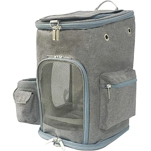 Manufacturer Fashion Dog Cat Foldable Expandable Pet Carrier Backpack Soft Sided Dog pet travel bag pet cages