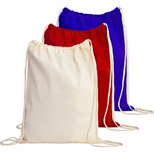 2021 New Style Gym Sack Canvas Cinch Sport Pack Travel Drawstring Storage Backpack