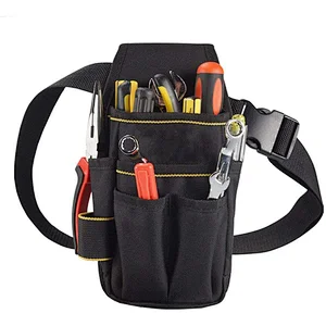 Hot Sale Durable Large Compartment Electrician Tool Organizer Bag Adjustable Waist Tool Bag