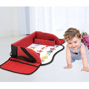 Portable Folding Activity Children Seat Table In Car Travel Kids Play Tray