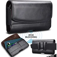 Cell Phone Belt Clip Holster Case PU Leather Pouch Holder for Samsung Galaxy S21 Note 20  A51 A71 A32 A42 A52 A72