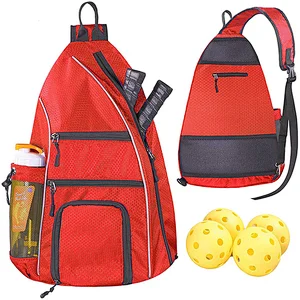 New Design Fitness Racket Ball Sport Travel Sling Tennis Cross-body Gym Backpack