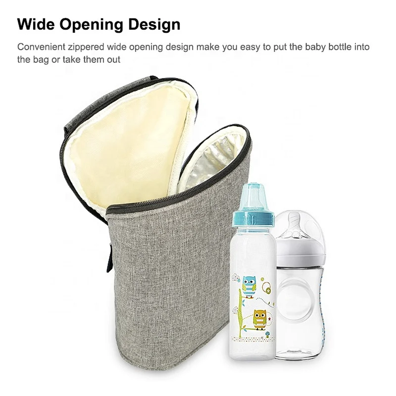 V-Coool polyester waterproof breast milk cooler bag, colorful, double deck, for breast feeding, baby outing and picnic